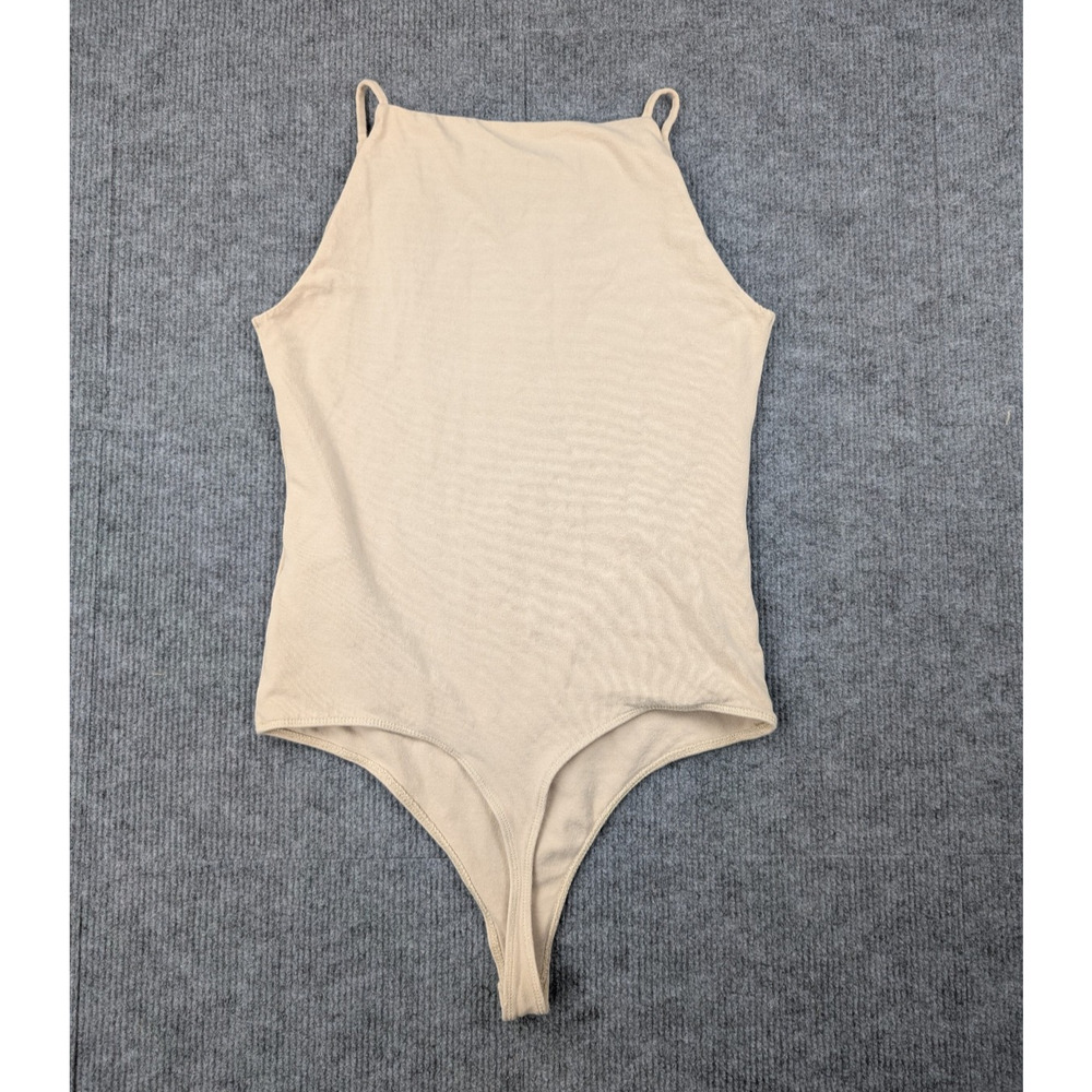Abercrombie & Fitch Beige/Tan High Neck Bodysuit - Picture 5 of 6